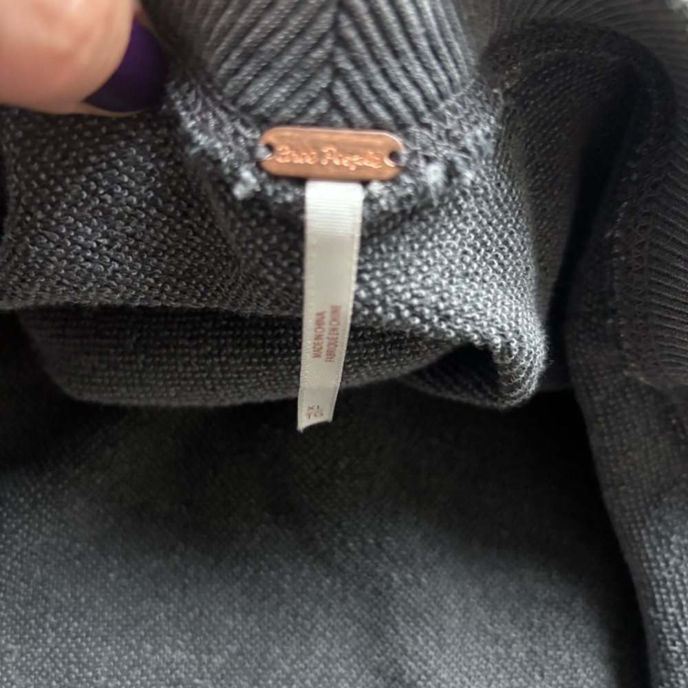 Free People Dark Gray Sweatshirt - Picture 9 of 12